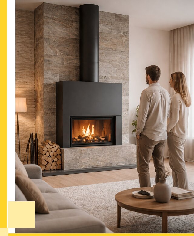 Закрытые камины под ключ в Обнинске от 121800 р., ЭриданБнн