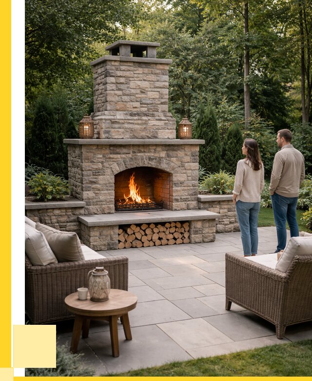 Уличные камины из кирпича в Обнинске от 152250 р. | ЭриданБнн