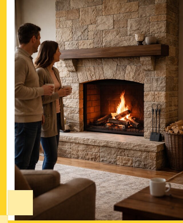 Каменные камины на заказ в Обнинске от 182700 р. | ЭриданБнн