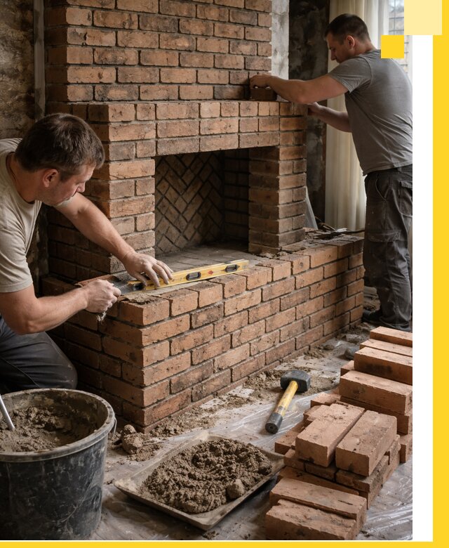 Изготовление и установка кирпичных каминов в Обнинске