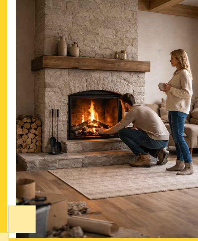 Камины для загородного дома в Обнинске от 355250 р., ЭриданБнн