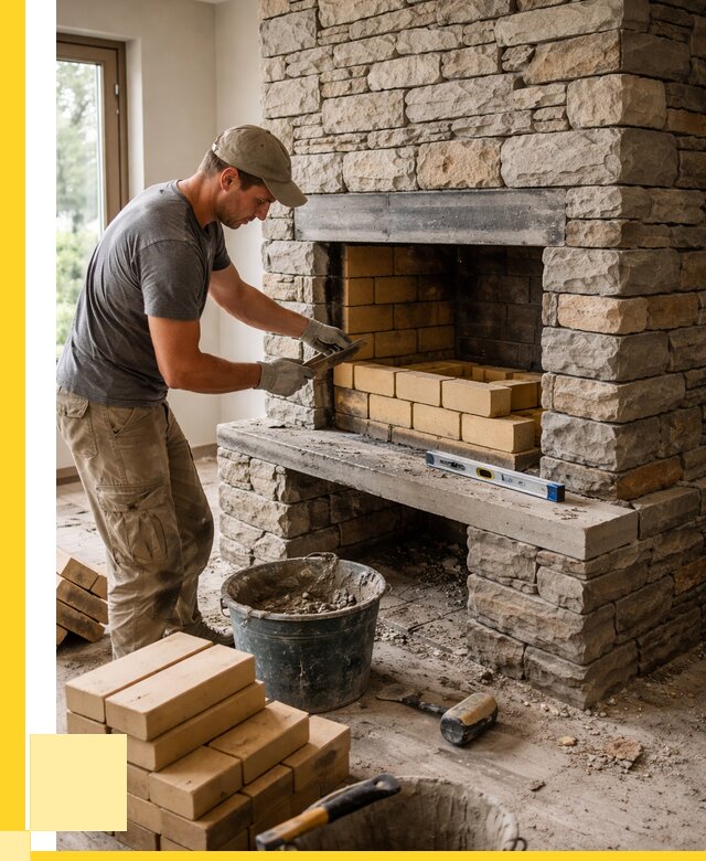 Кладка каминов и камина в Обнинске от 25375 р. ЭриданБнн