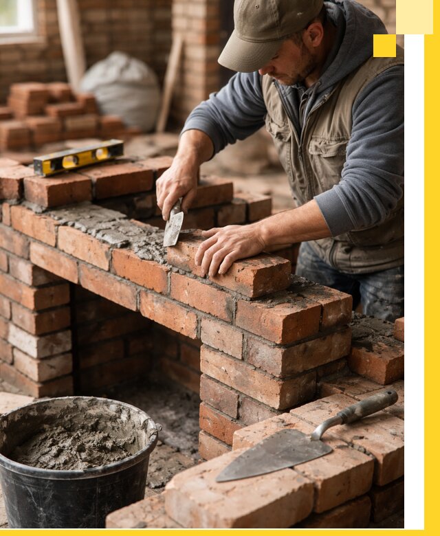 Кладка каминов под ключ в Обнинске профессиональная отделка и монтаж