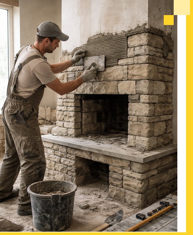 Строительство каминов под ключ в Обнинске от проектирования до монтажа