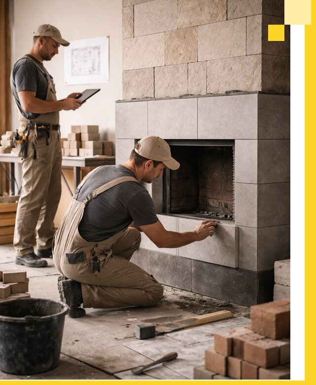 Индивидуальные проекты каминов и каминных систем в Обнинске