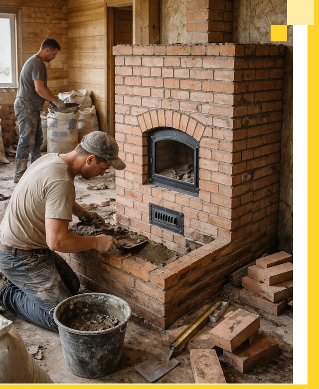 Профессиональное строительство печей в Обнинске под ключ