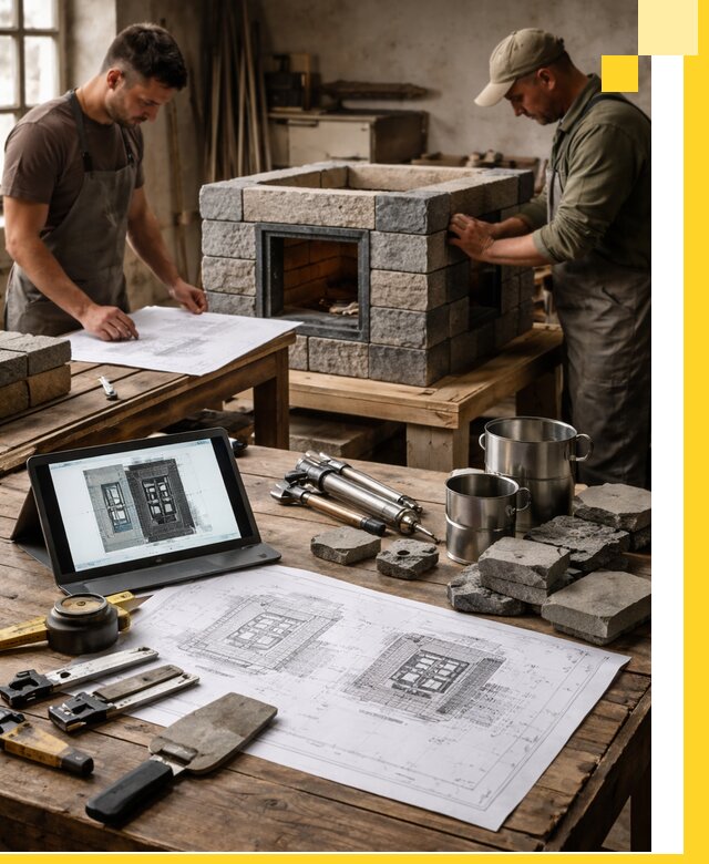 Разработка проектов печей с согласованием и монтажом в Обнинске