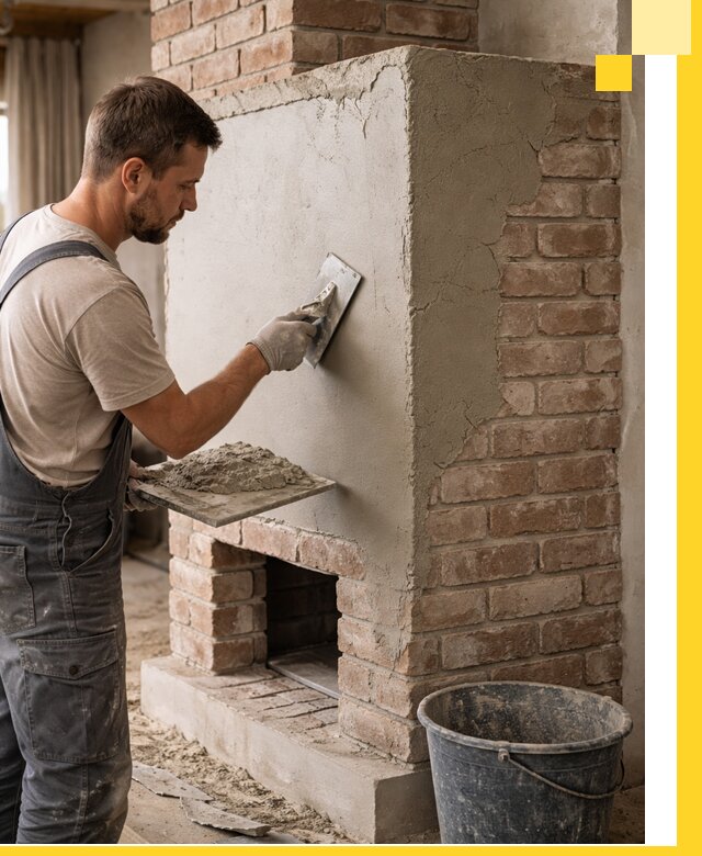 Отделка печей и облицовка каминов в Обнинске под ключ