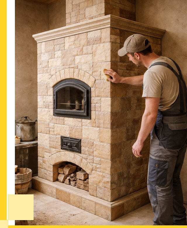 Облицовка печей в Обнинске от 4568 р. под ключ | ЭриданБнн