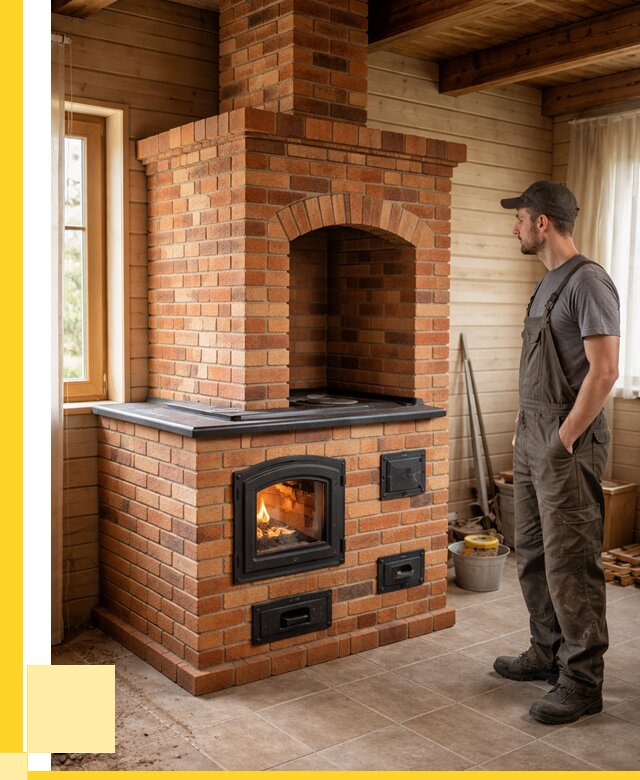 Кирпичные печи в Обнинске: купить от 152250 р. | ЭриданБнн