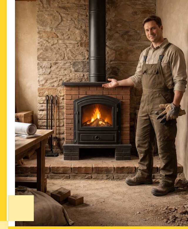 Печи отопительные из кирпича в Обнинске от 81200 р., ЭриданБнн