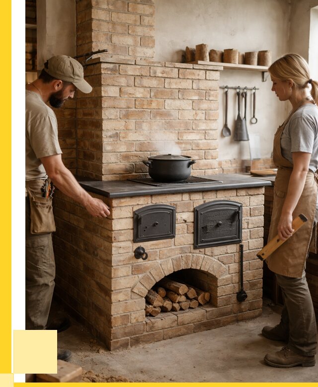 Варочно отопительные печи в Обнинске от 91350 р. | ЭриданБнн