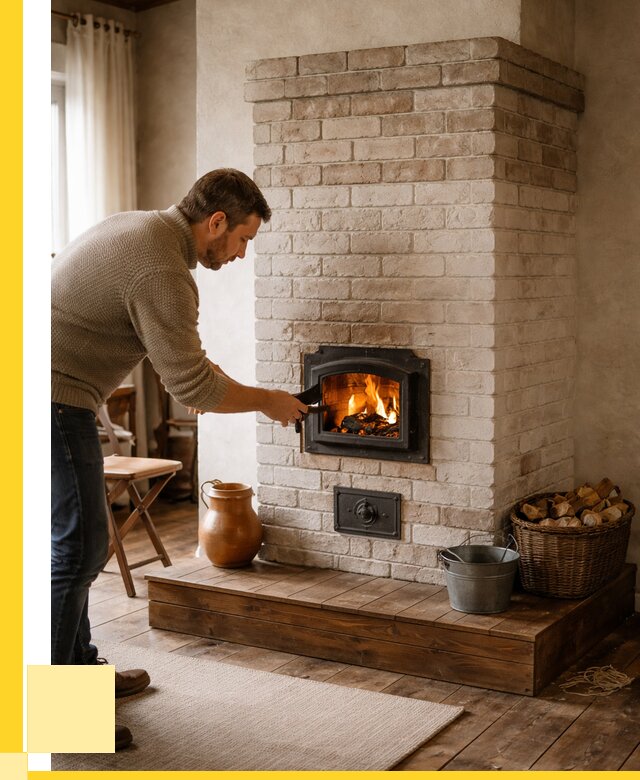 Печь голландка из кирпича в Обнинске от 86275 р. | ЭриданБнн