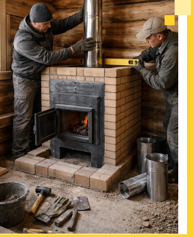 Проектирование, изготовление и установка банных печей в Обнинске