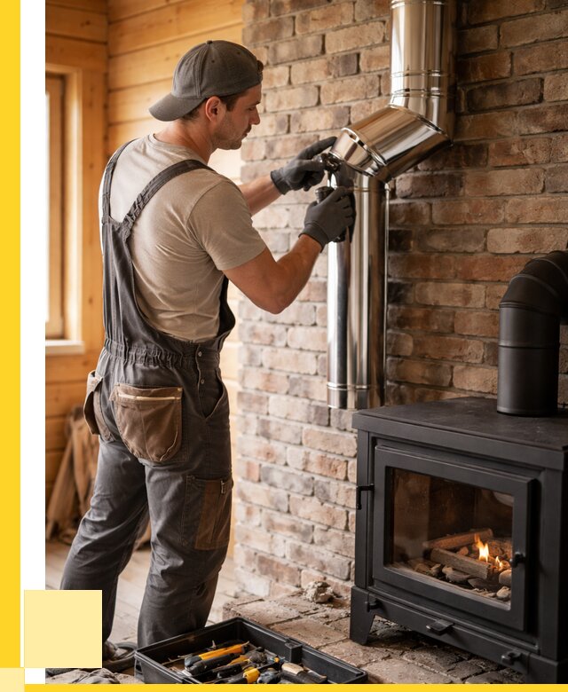 Монтаж дымоходов для печей в Обнинске от 7613 р. | ЭриданБнн