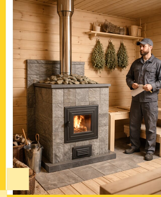 Печи для бани под ключ в Обнинске от 121800 р. | ЭриданБнн