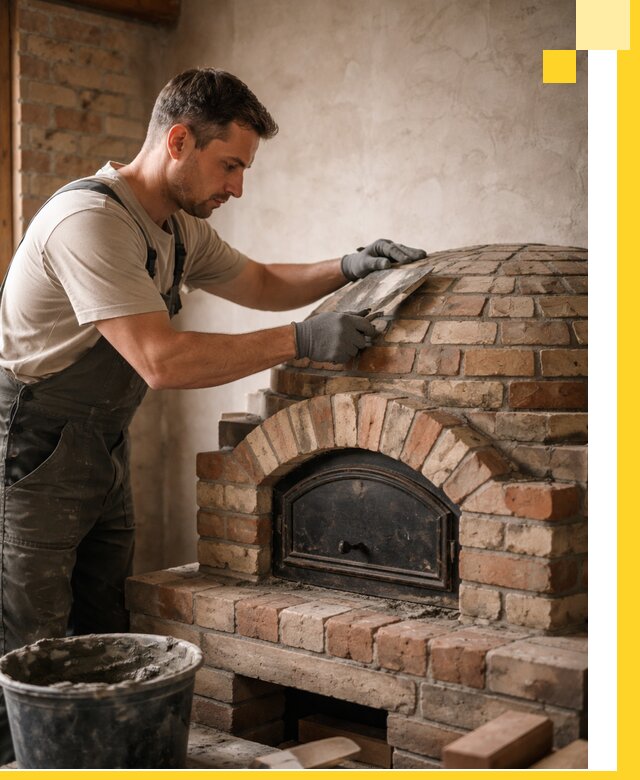 Изготовление и монтаж помпейских печей на заказ в Обнинске