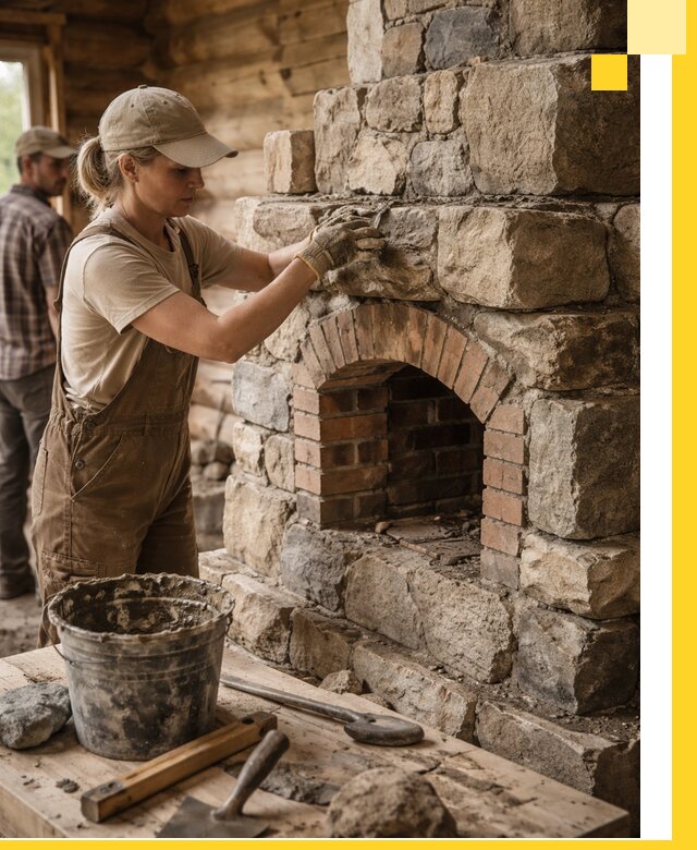 Каменные печи на заказ и монтаж в Обнинске, долговечные решения