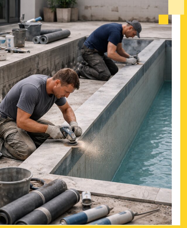 Профессиональный ремонт бассейнов под ключ в Обнинске