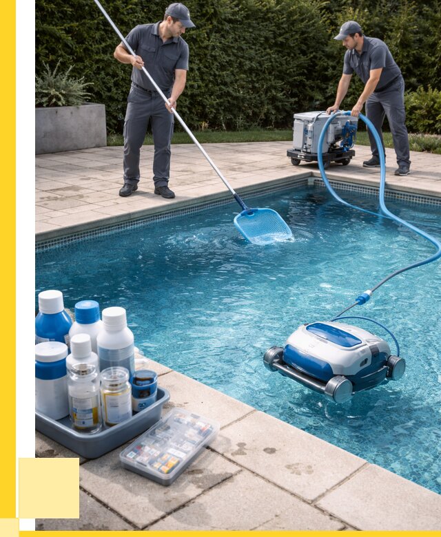 Чистка бассейнов в Обнинске роботами, от 4568 р. | ЭриданБнн