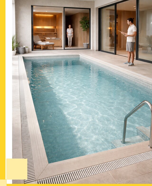 Отделка бассейна пленкой ПВХ в Обнинске от 3553 р. - ЭриданБнн