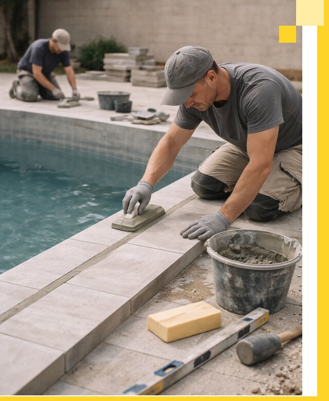 Отделка бассейнов в Обнинске: декоративная отделка и гидроизоляция