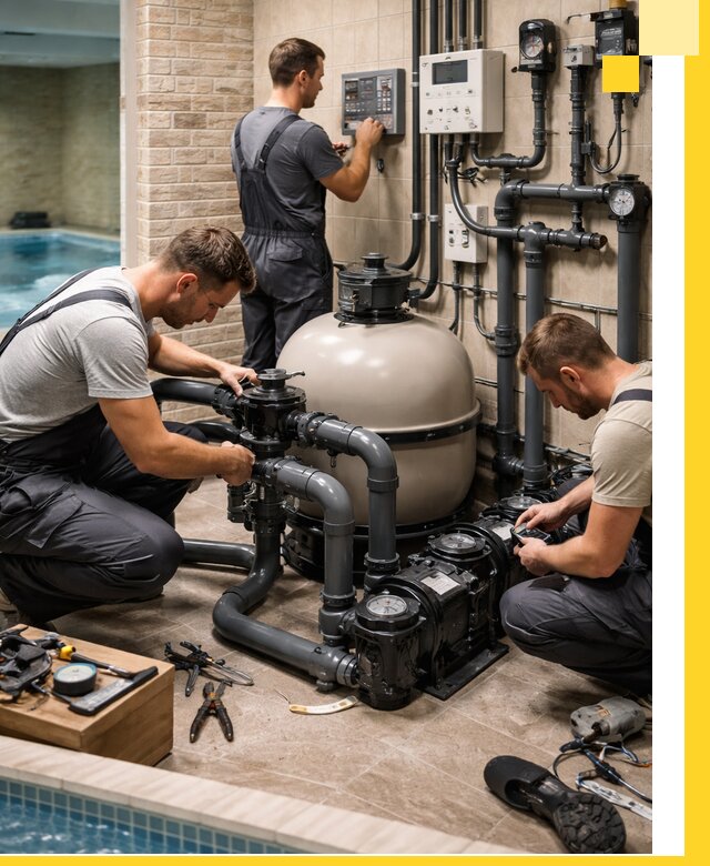 Комплексное оборудование для бассейнов под ключ в Обнинске