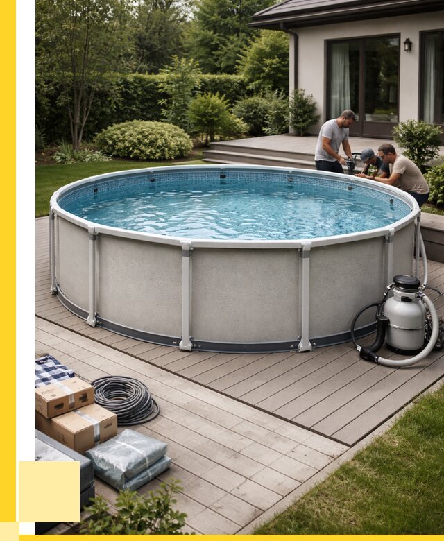 Купить каркасные бассейны в Обнинске от 45675 р. | ЭриданБнн