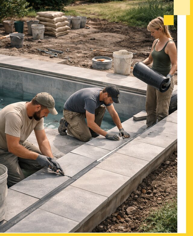 Строительство и монтаж уличных бассейнов под ключ в Обнинске