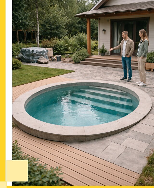 Бассейн на даче под ключ в Обнинске от 203000 р., ЭриданБнн