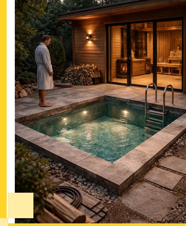 Бани с бассейном под ключ в Обнинске от 96425 р. | ЭриданБнн