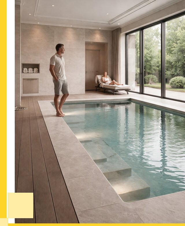 Бассейны в коттедже под ключ в Обнинске от 1218000 р. | ЭриданБнн