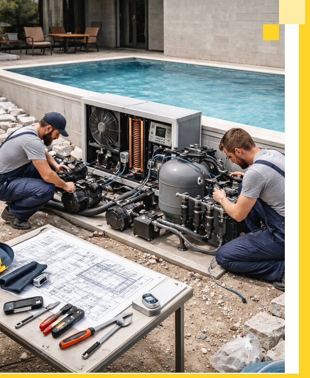 Проектирование и монтаж бассейнов с подогревом в Обнинске