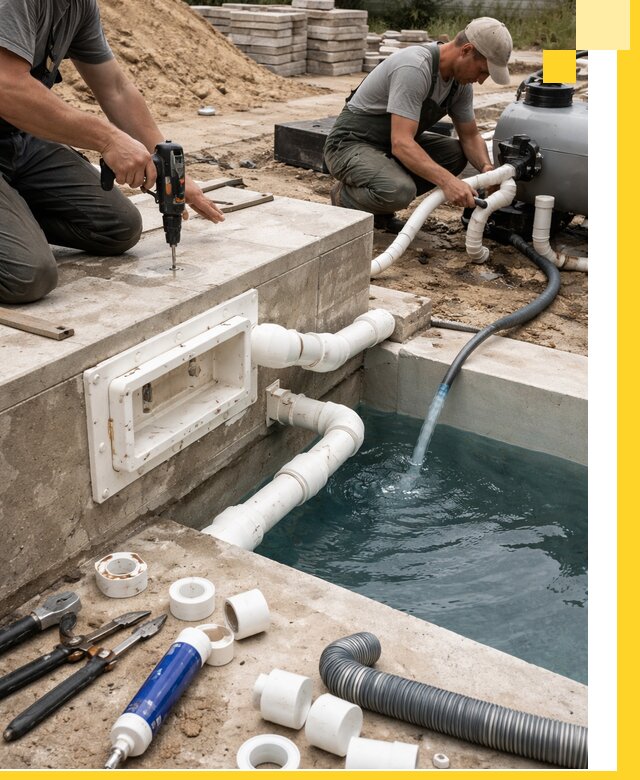 Строительство скиммерных бассейнов под ключ в Обнинске