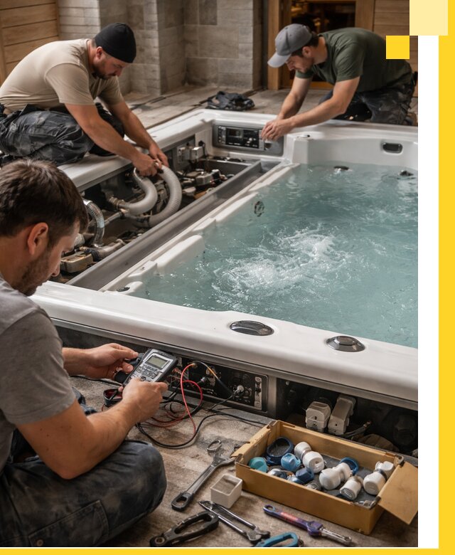 Гидромассажные бассейны под ключ в Обнинске, дизайн и монтаж