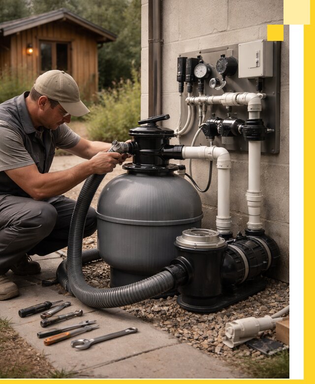 Продажа и монтаж фильтров и насосов для бассейнов в Обнинске