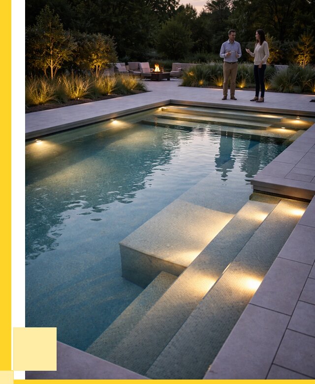 Освещение бассейнов в Обнинске под ключ от 25375 р. | ЭриданБнн