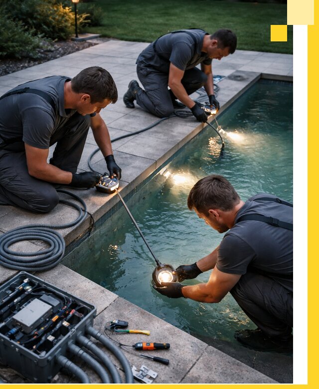 Профессиональное освещение бассейнов в Обнинске: дизайн и монтаж