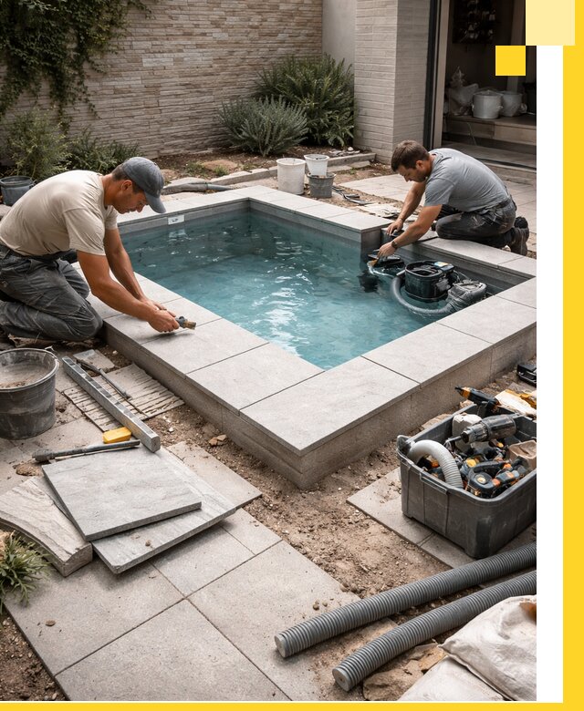 Мини бассейны под ключ в Обнинске, дизайн и установка