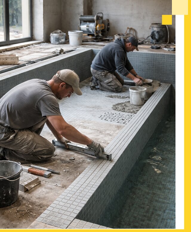 Строительство бассейна в частном доме в Обнинске под ключ