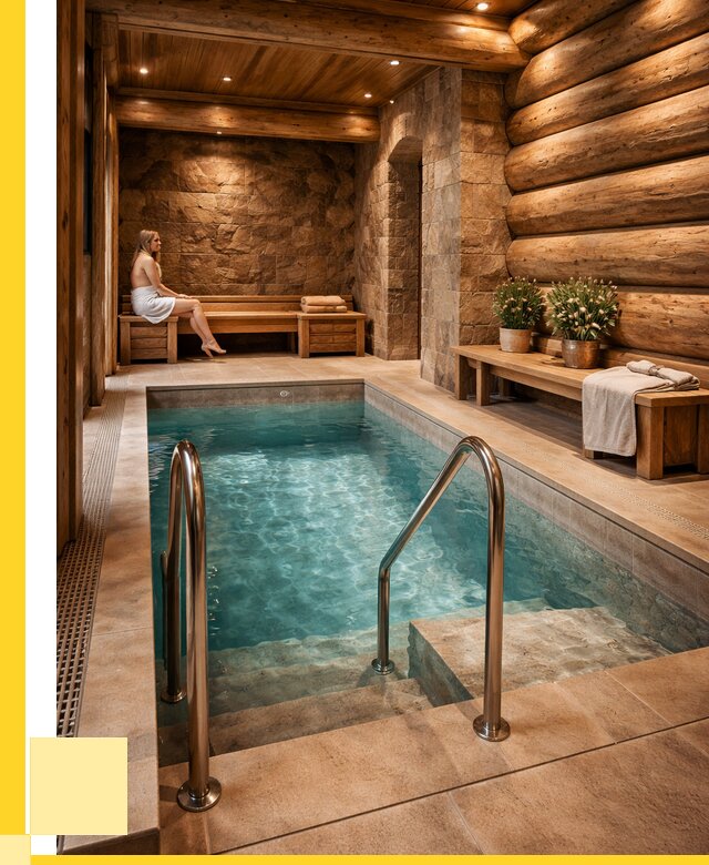 Аренда бани с бассейном в Обнинске от 1522500 р. | ЭриданБнн