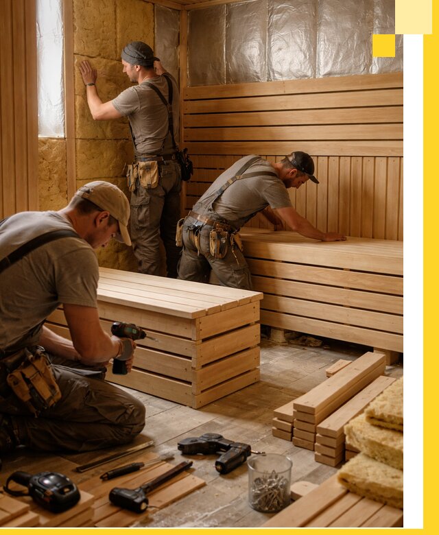 Профессиональное строительство саун под ключ в Обнинске