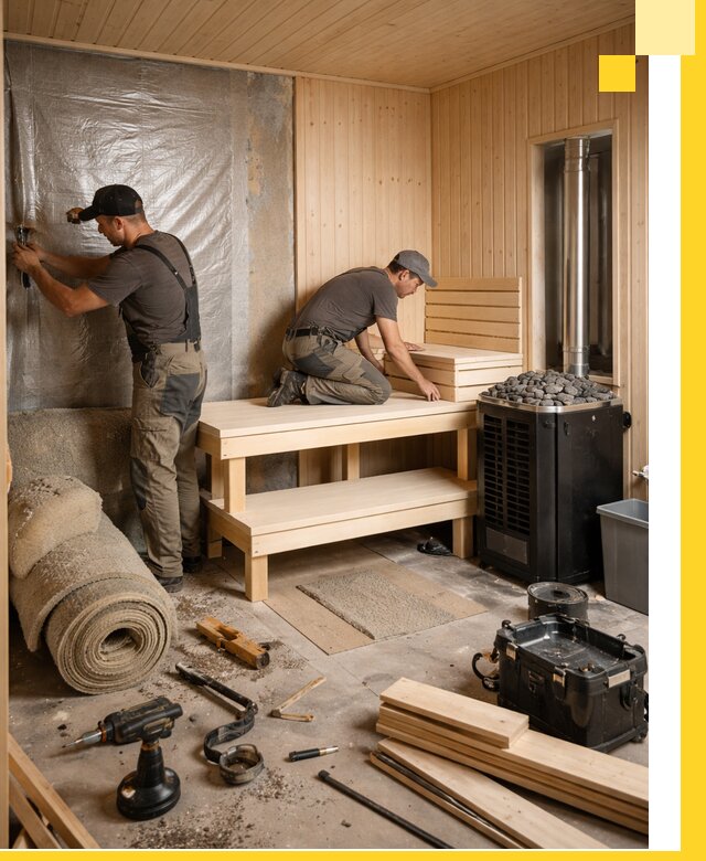 Проекты саун под ключ в Обнинске дизайн и строительство