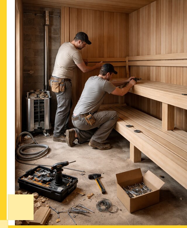 Монтаж саун под ключ в Обнинске от 121800 р. | ЭриданБнн