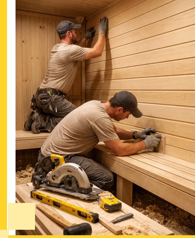 Обшивка саун вагонкой в Обнинске от 2538 р. | ЭриданБнн