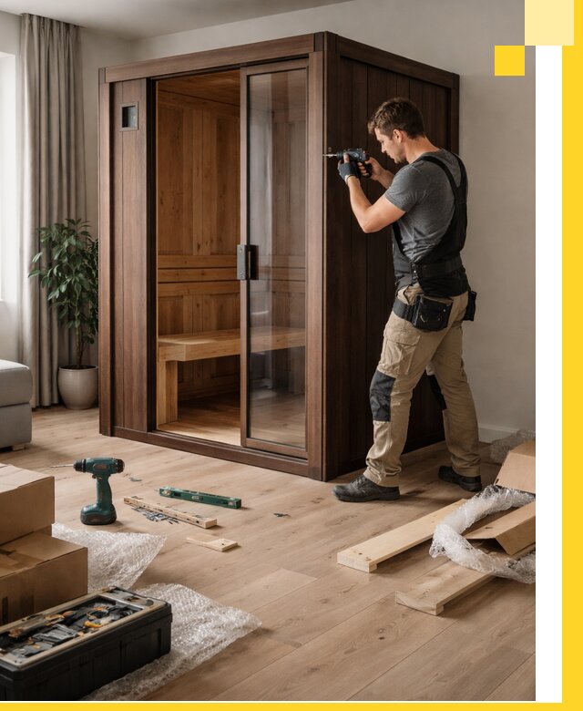 Установка и производство мини саун под ключ в Обнинске