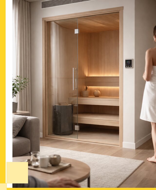 Сауна в квартире под ключ в Обнинске от 121800 р. ЭриданБнн