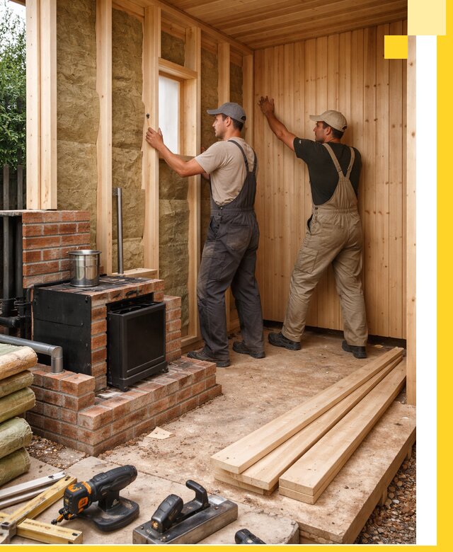 Строительство и установка дачных саун под ключ в Обнинске