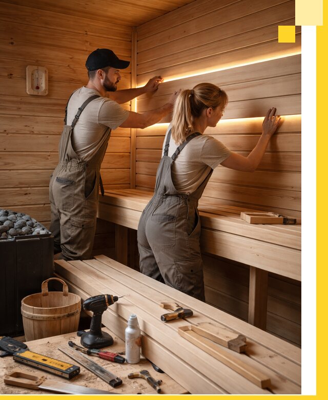 Дизайн саун и бань под ключ с индивидуальным проектом в Обнинске