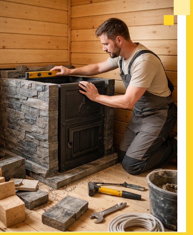 Производство и установка печей для саун под ключ в Обнинске